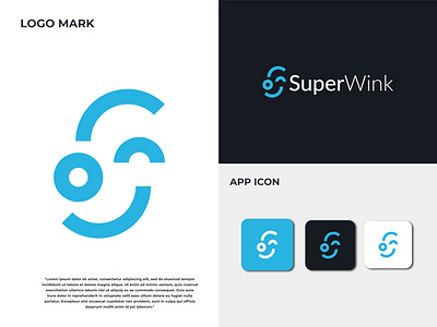 Super Wink branding design graphic design illustration logo