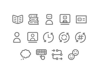 A.I. icons ai artificial artificial intelligence bot computer design icon icons illustration intelligence minimal minimalism minimalist robot tech technology vector