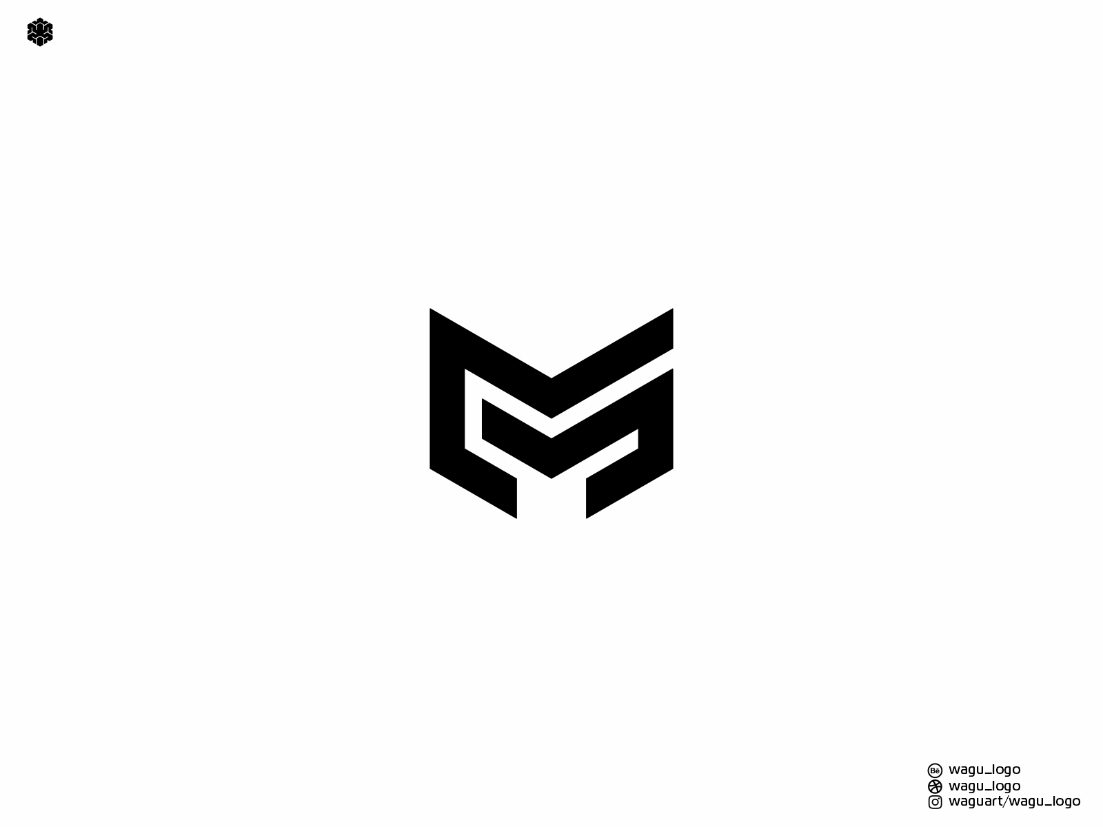 Initial Logo M by WAGU_LOGO on Dribbble