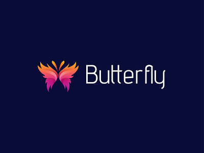 Butterfly Logo Design 3d animation brand identity branding butterfly butterfly logo colorful logo design gradient logo graphic design illustration logo logo design modern logo motion graphics ui