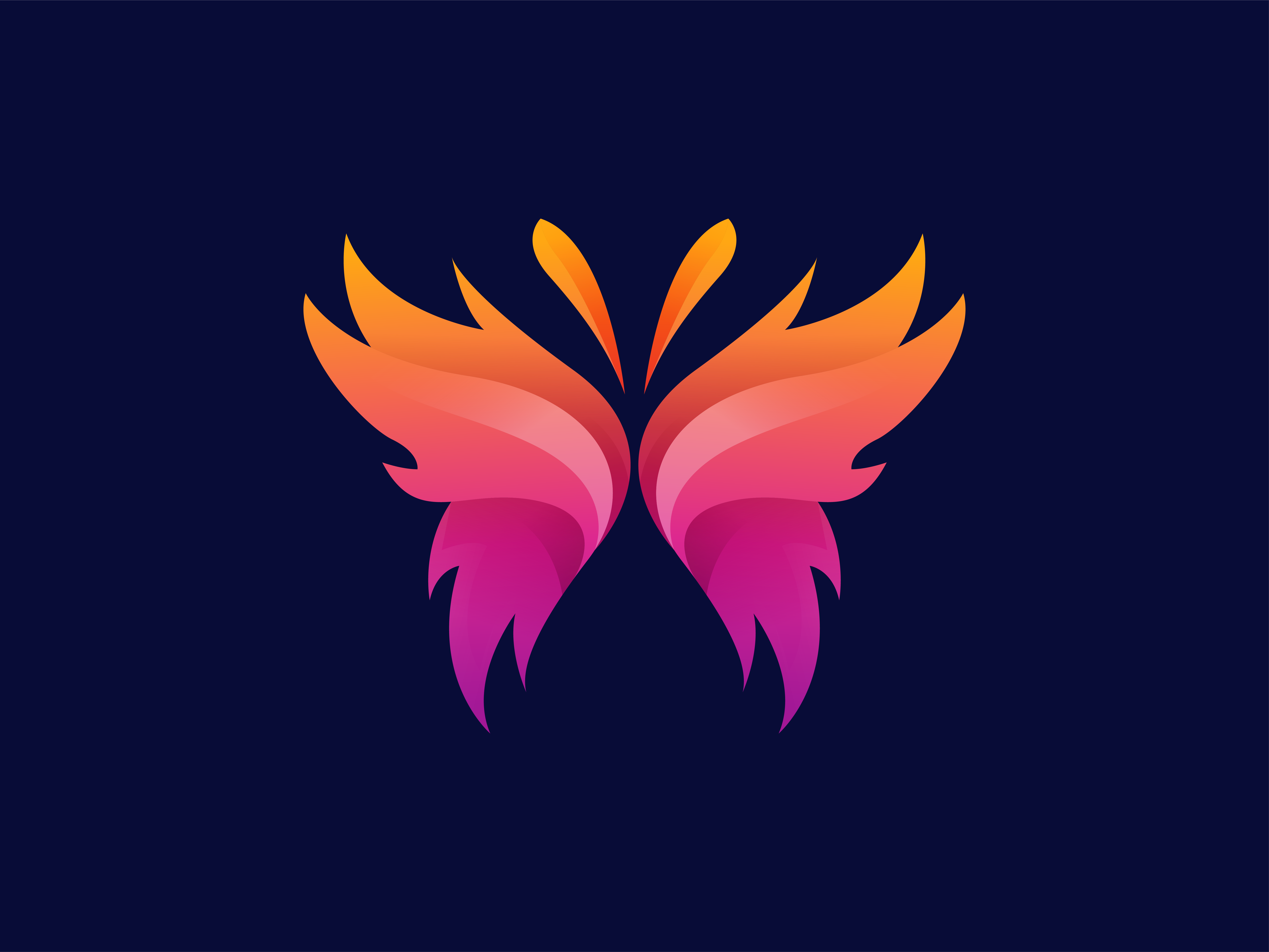 Butterfly Logo Design by Saiful Branding on Dribbble