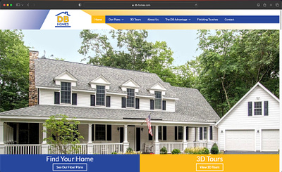 DB Homes - Website Design design graphic design ui ux web designs