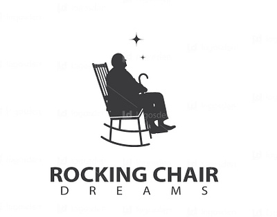 Rocking chair dreams logo design logo art