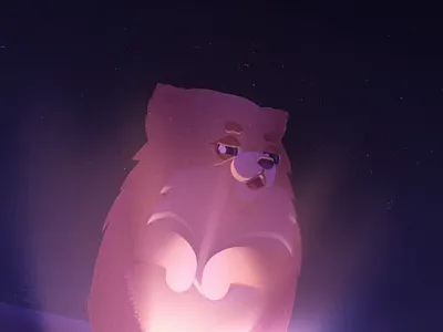 Epic Dog Begs 2d animation bark cartoon character character animation dog gif glow halloween howl joysticks n sliders lighting lightning motion paws pomeranian rig spotlight werewolf