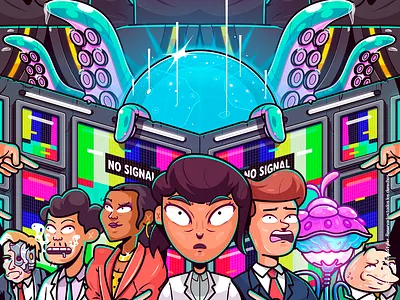 Inside Job® art color cool creative design illustration insidejob netflix