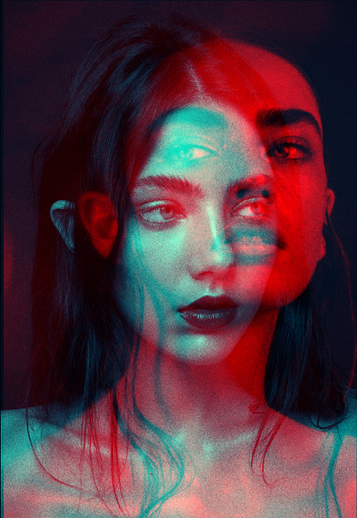 DOUBLE COLOR EXPOSURE EFFECT IN PHOTOSHOP by Mane Aleksanyan on Dribbble