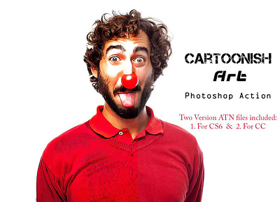 Cartoonish Art Photoshop Action cartoon graphics