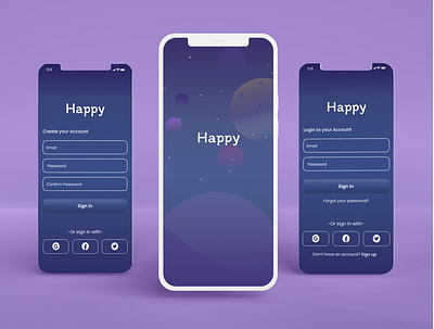 Happy sleeping app app branding graphic design illustration