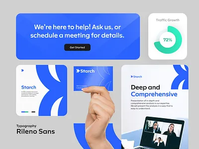 Starch Branding brand guidelines branding design graphic design landing page logo logo design logotype ui visual design