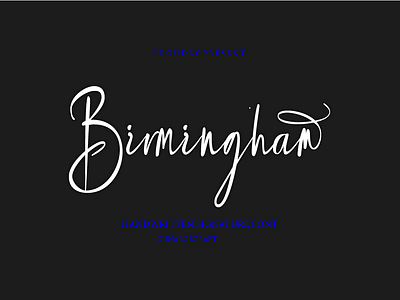 Birmingham Handwritten Font app book title brand branding design document type etc graphic design illustration logo movie title secondary serif type social media post typography ui web tiitle wedding invitation