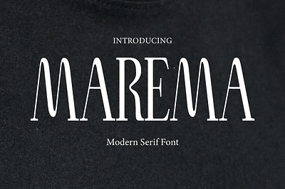 Marema Modern Serif Font app brand branding design document type etc graphic design illustration logo ui