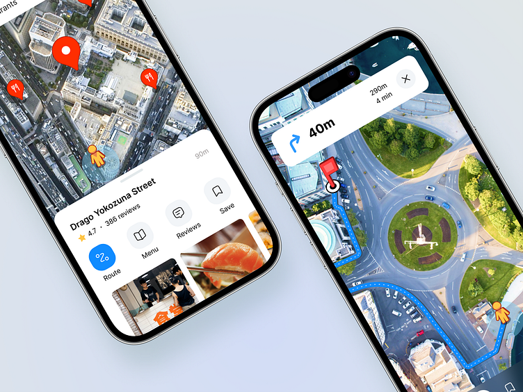 Google Maps Redesign Concept by Ronas IT UI/UX Team on Dribbble