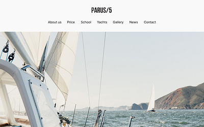 Yacht Club Web belarus branding design logo minsk parus5 sail sea summer web web design yacht yacht club