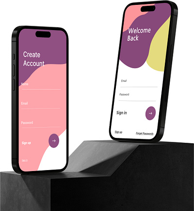 Create Account Page app create account page figma typography uiux ux