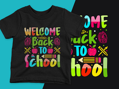 Back To School t-shirt, First day of school t shirt design. back to school t shirt branding children design graphic design illustration kids shirt kids t shirt logo t shirt t shirt t shirt design t shirt design tshirt tshirt design ui vector