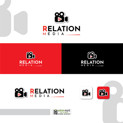 Relation Media LOGO branding graphic design logo