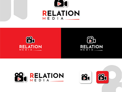 Relation Media LOGO branding graphic design logo