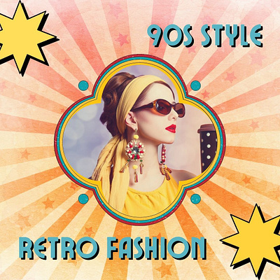 Retro Fashion 90s sticker