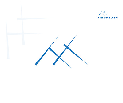 Mountain brand design blue brand logo branding color compamy logo design graphic design illustration logo logos mountain office logo sky styles typography vector