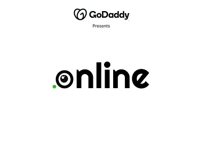 A Logo for GoDaddy .Online, on 10th anniversary godaddy godaddy logo logo online logo