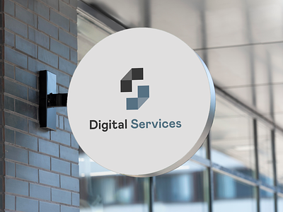 Digital Services Logo Presentation branding digital logo digital logo design digital services logo digital services logo design graphic design logo logo design logopresentation motion graphics presentation