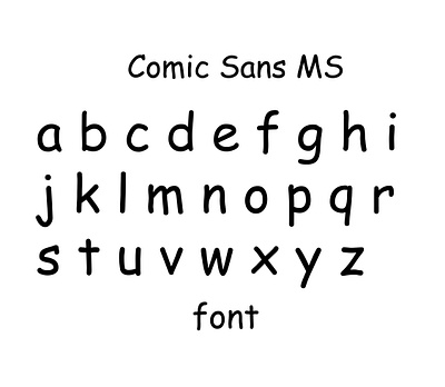 Comic Sans MS font animation branding design graphic design illustration typography