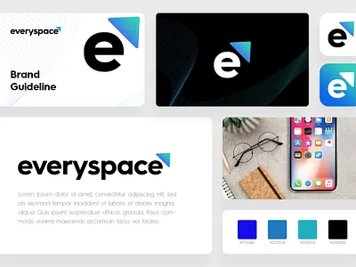 Everyspace - logo Branding 3d animation branding graphic design logo motion graphics ui