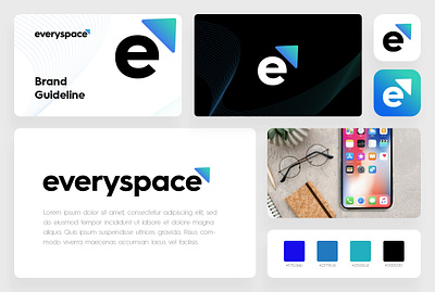 Everyspace - logo Branding 3d animation branding graphic design logo motion graphics ui