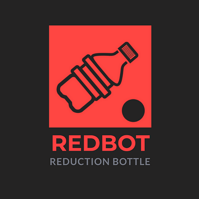 REDBOT - Reduction Bottle branding desing graphic design logo ui ux