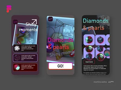 Metalic UI design - free resources and dashboard illustration 2023 3d contrast design download figma free illustration metalic mobile trends ui ux