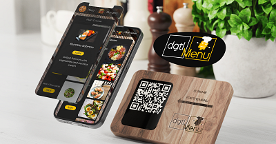 DGTL-MENU animation app branding cms design desing graphic design illustration logo saas typography ui ux vector