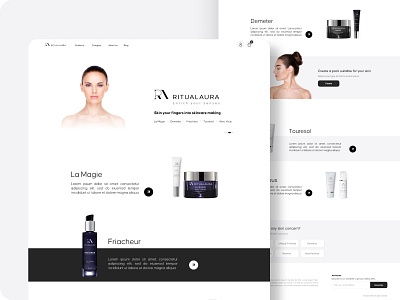 Ecommerce cosmetics store cosmetics ecommerce fashion graphic design landing page shopping ui ux