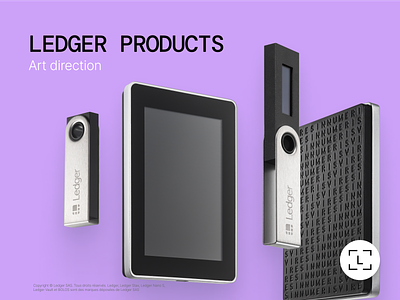 Ledger — Art direction branding device ledger marketing product design