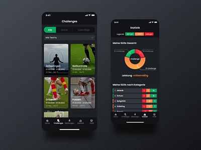 Online Soccer Coaching for Players app design graphic design illustration typography ui ux