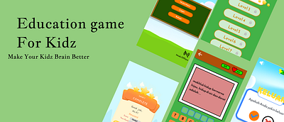 Education Game For Kidz Design animation game game for kids graphic design ui ux journey