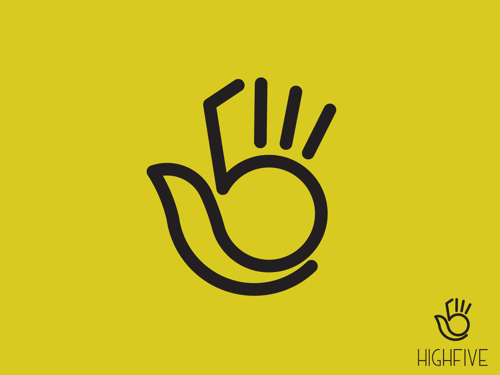 HighFive- logo for sale by Sonu Boniya | Logo Designer on Dribbble