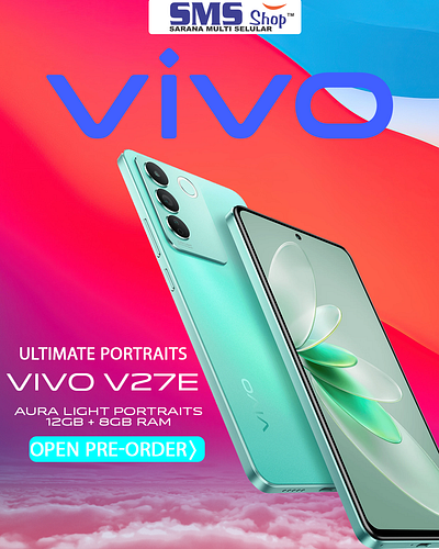 LAUCHING VIVO V27E brand brand post design handphone illustration iphone iphone 14 logo nokia