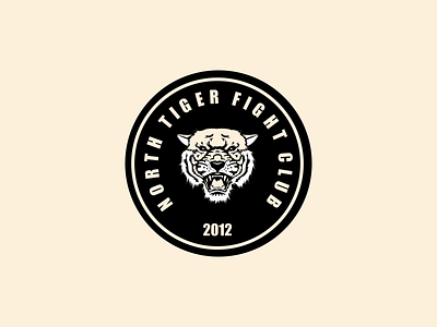North tiger fight club logo branding design fight graphic design illustration logo