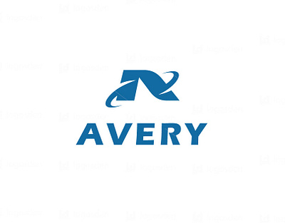 Avery letter A logo design logo art