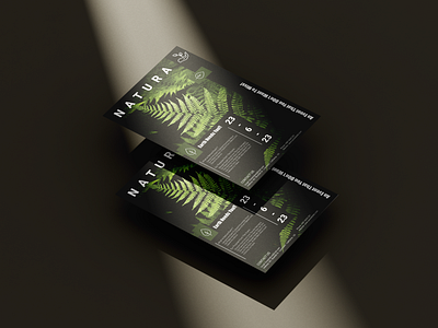 Natura Event - A4 Flyer Design branding design graphic design illustration logo