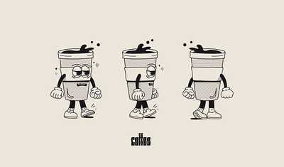 Lazy Coffee branding character design coffee concept art design graphic design illustration vector