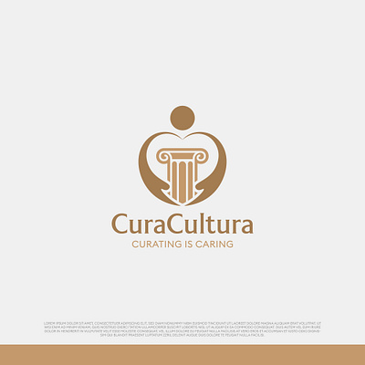 CuraCultura Logo adobe illustrator branding business creative design graphic design illustration logo logodesigner vector