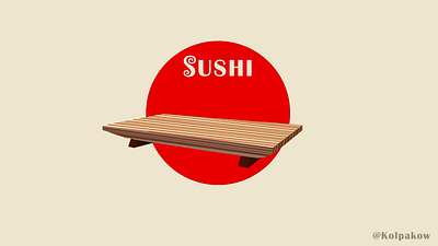 Sushi video 3d animation motion graphics sushi