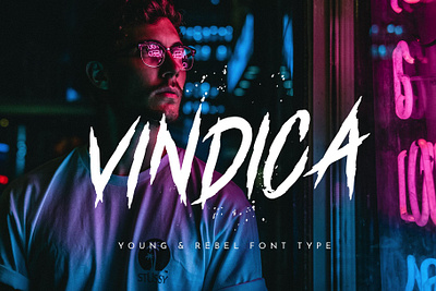 Vindica - Rebel Font app branding design graphic design illustration logo typography ui ux vector