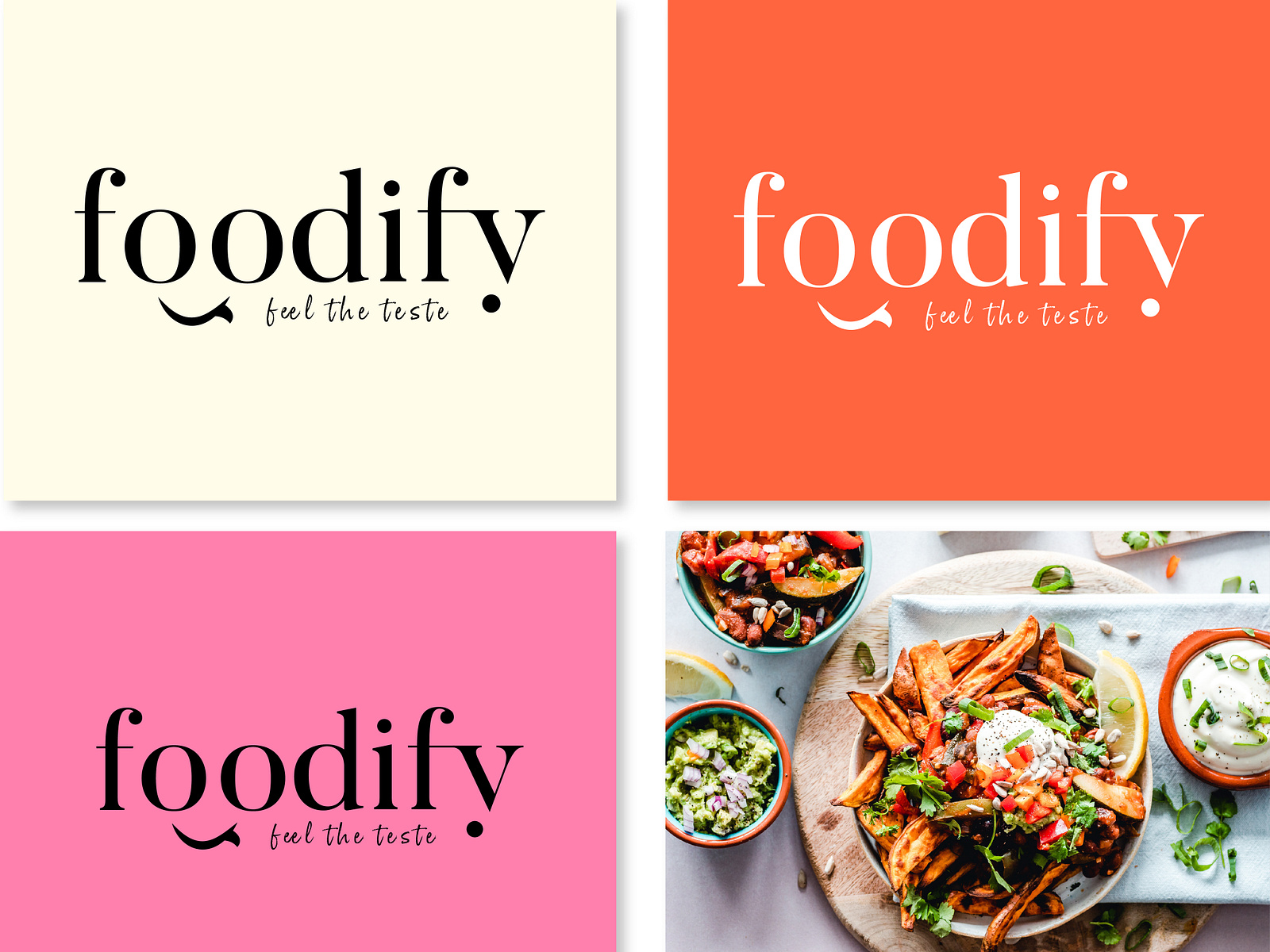 Food Logo Design With Branding Guideline, Brand identity by Zuraij GFX ...