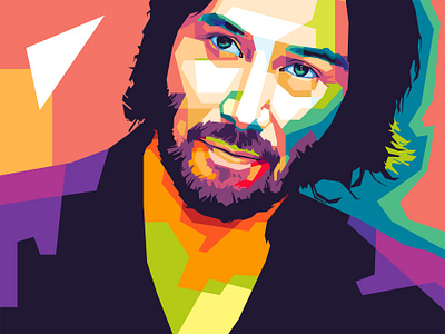 Keanu Reeves wpap popart action art avatar caricature cartoon comedy design illustration movie popart poster vector wpap