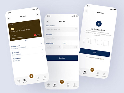 Mobile Wallet for cards design graphic design ui