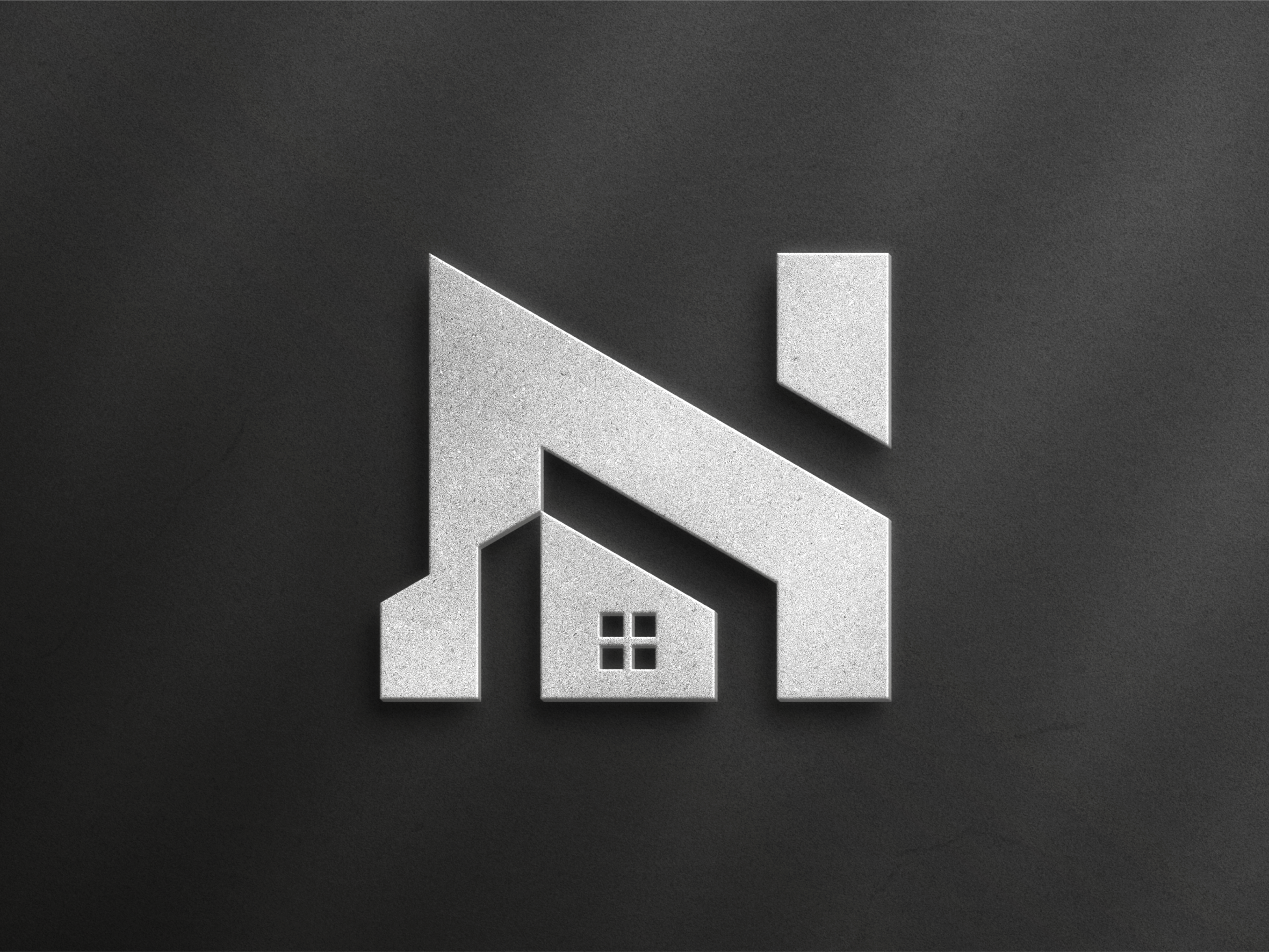 Abstract Home And N Letter Initial Logo By Dyne Creative Studio On Dribbble