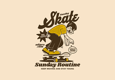 Sunday routine: skateboarding adiclo.com adipra std adipra.com character jump skate skateboard skateboard character skateboard mascot skateboarding