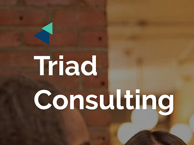 Triad Consulting birju branding color concept design graphic design illustration logo ui web design